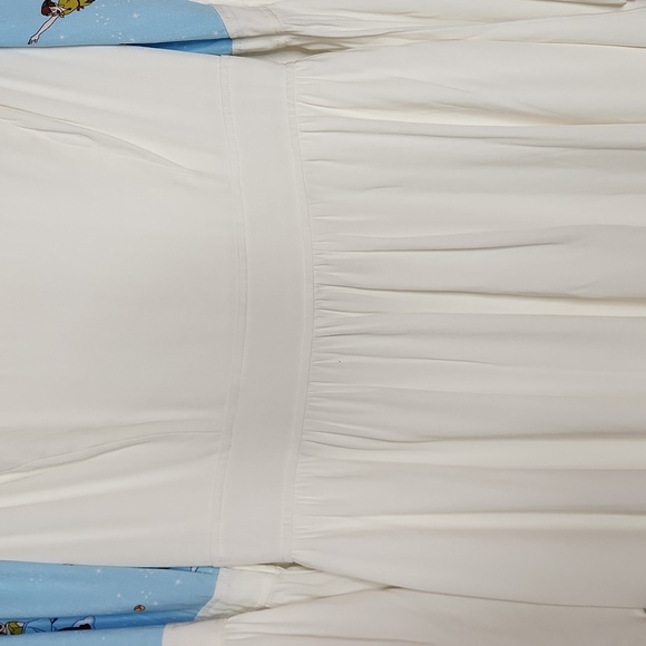 NEW Hot Topic Peter Pan Disney Colab Peasant Dress Size Large - Picture 5 of 10